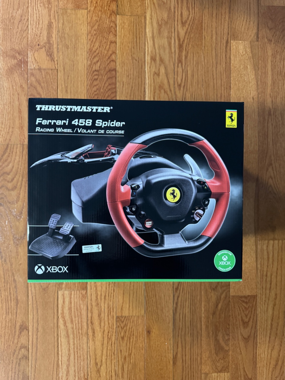 NEW Thrustmaster Ferrari 458 Spider Racing Wheel (Xbox One / Series X|S)